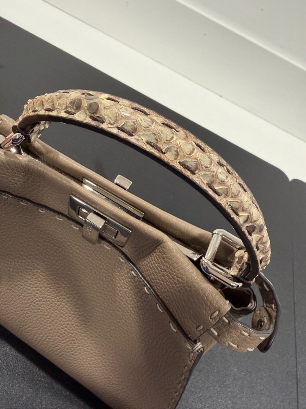 Fendi Peekaboo Mini Hand/Shoulder Bag (JB1427) - Picture 10 of 15
